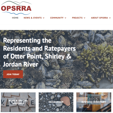 Opsrra home page Sept 2018